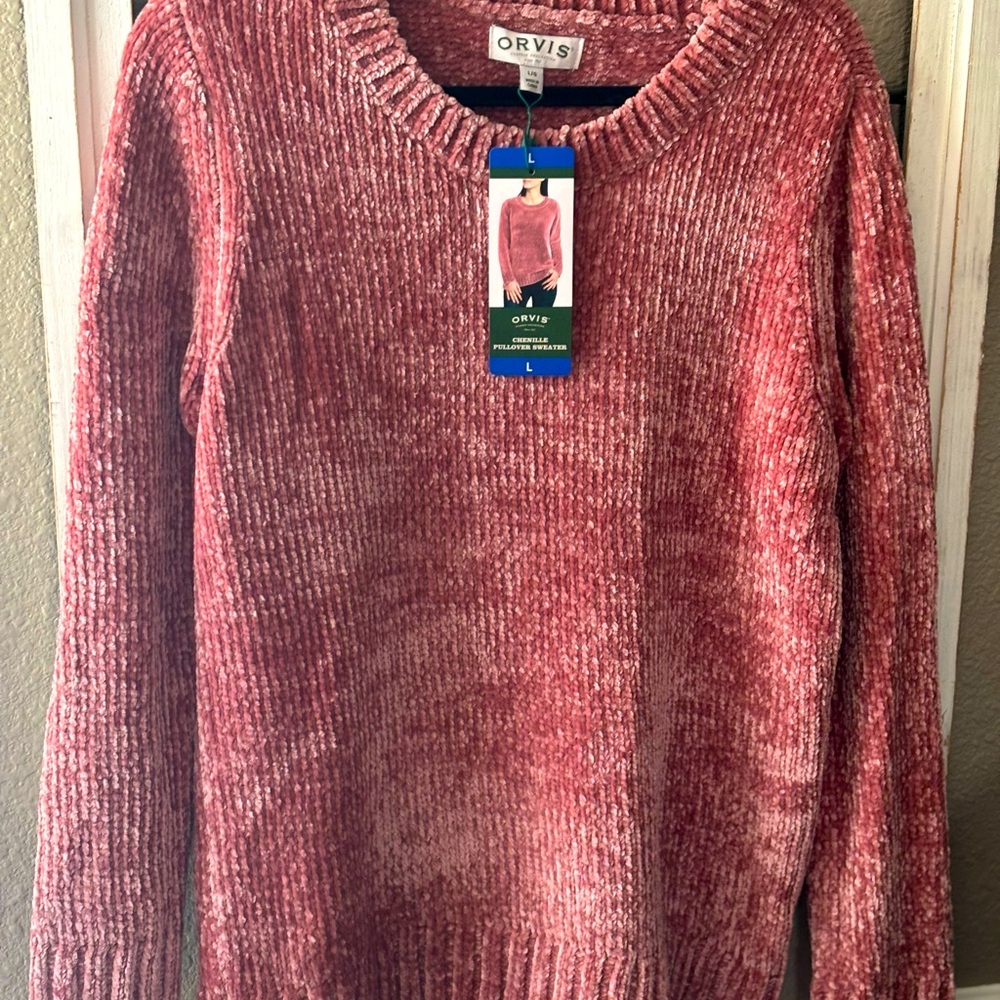 Orvis chenille sweater